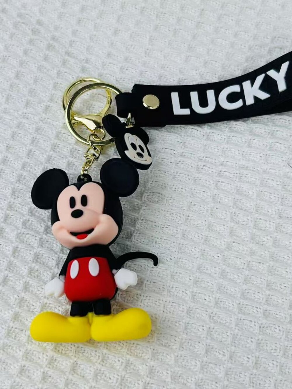 Classic cartoon Mickey Mouse keychain pendant